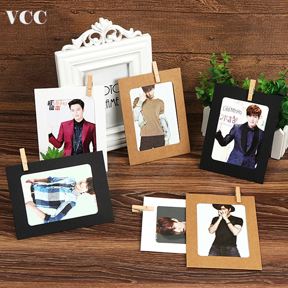 DIY Photo Frame Paper Picture Wall Decoration Wall hanging Photos Frames (10PCS )