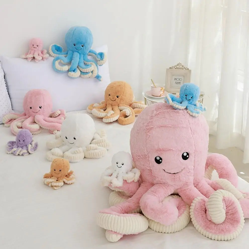 Cute Octopus Cushion Pendant  Toy Soft Sea Animal Sofa Home Decor