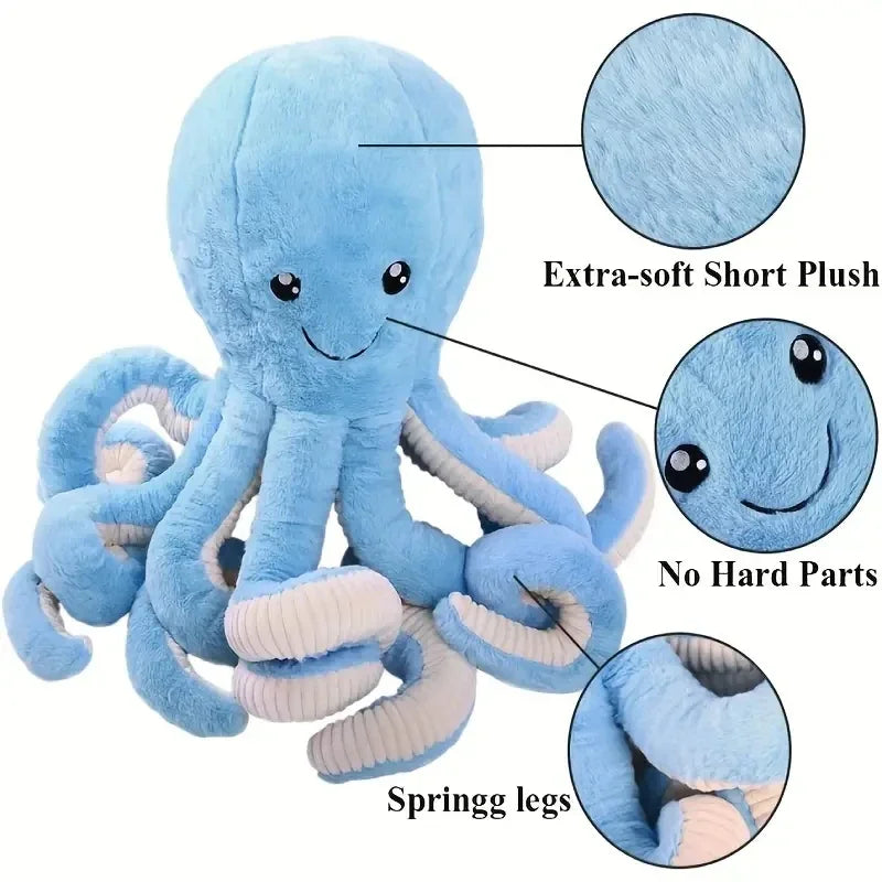 Cute Octopus Cushion Pendant  Toy Soft Sea Animal Sofa Home Decor